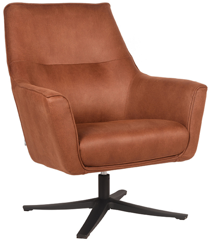 LABEL51 Tod Fauteuil - Bruin - Stof