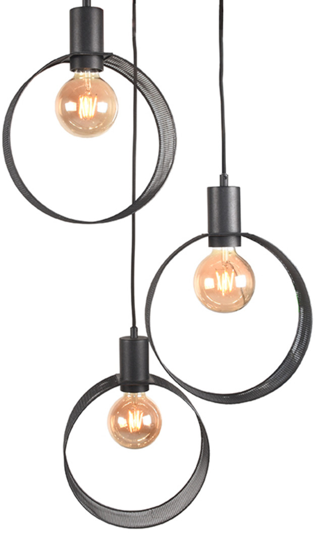 Hanglamp Ronda - Zwart - Metaal