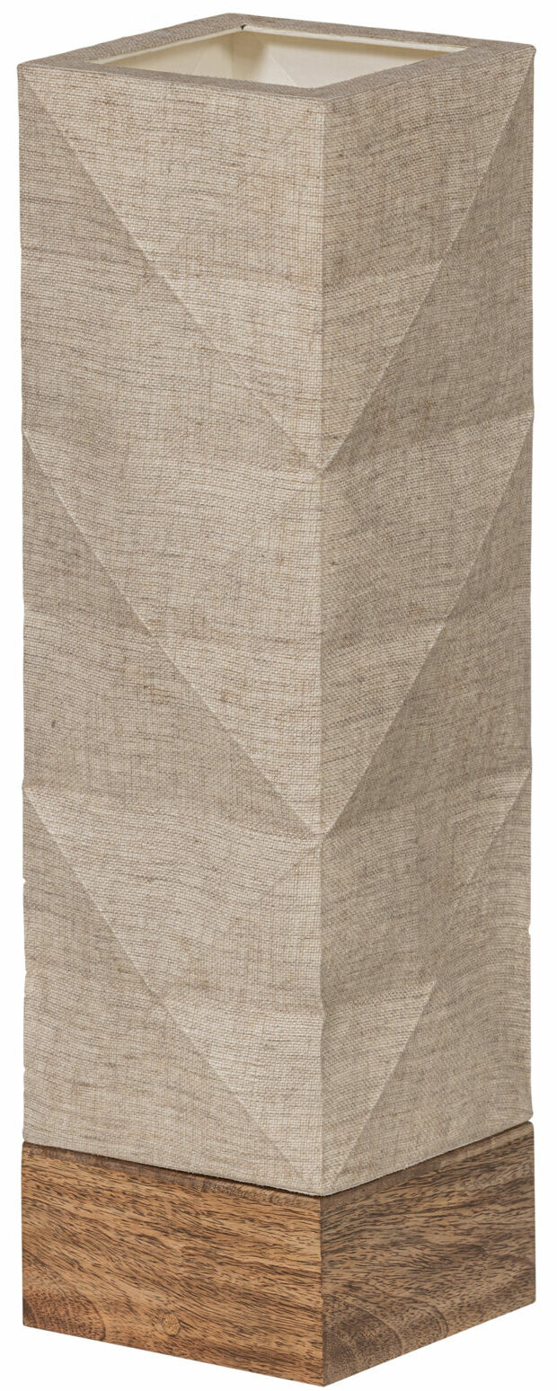 WOOOD Exclusive Tafellamp Brett Gevouwen papier, 43cm hoog - Naturel