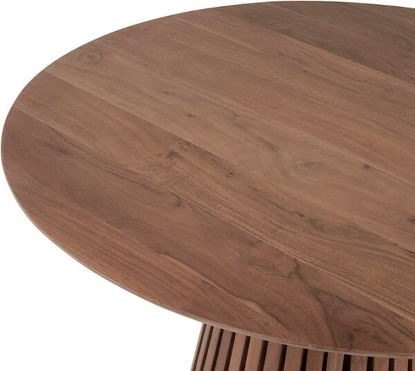 Eetkamertafel Ø120, Acacia Naturale - Burundi Table Collection Nijwie Eettafel BUR.RT.0013