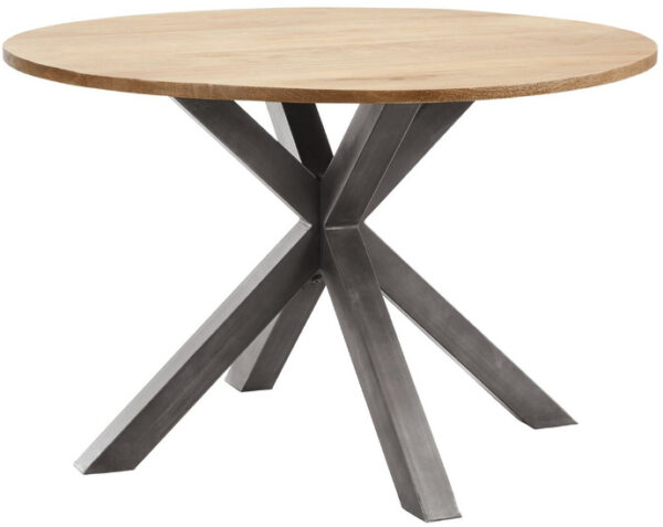 Pronto Wonen Ronde eettafel Mesola 140 mango natural Bruin|Naturel Eettafel