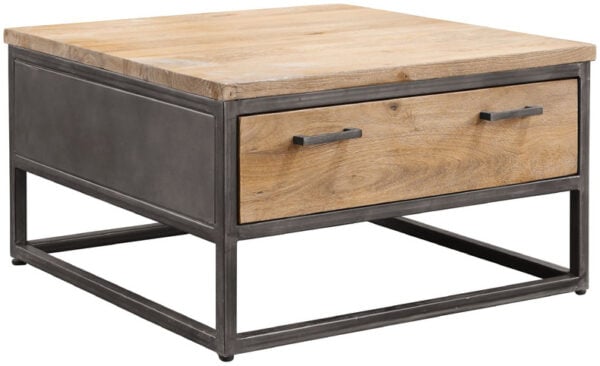 Pronto Wonen Salontafel Mesola (75 Cm) mango natural Bruin|Naturel Salontafel