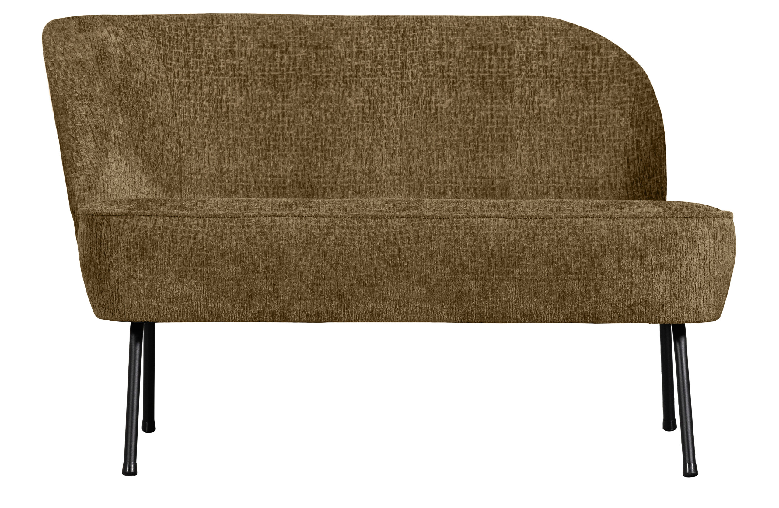 Vogue Lounge Fauteuil Links Structure Velvet - Brass