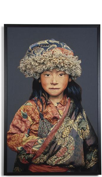 COCO maison Tibetan Girl schilderij 198x125cm Multi Schilderij