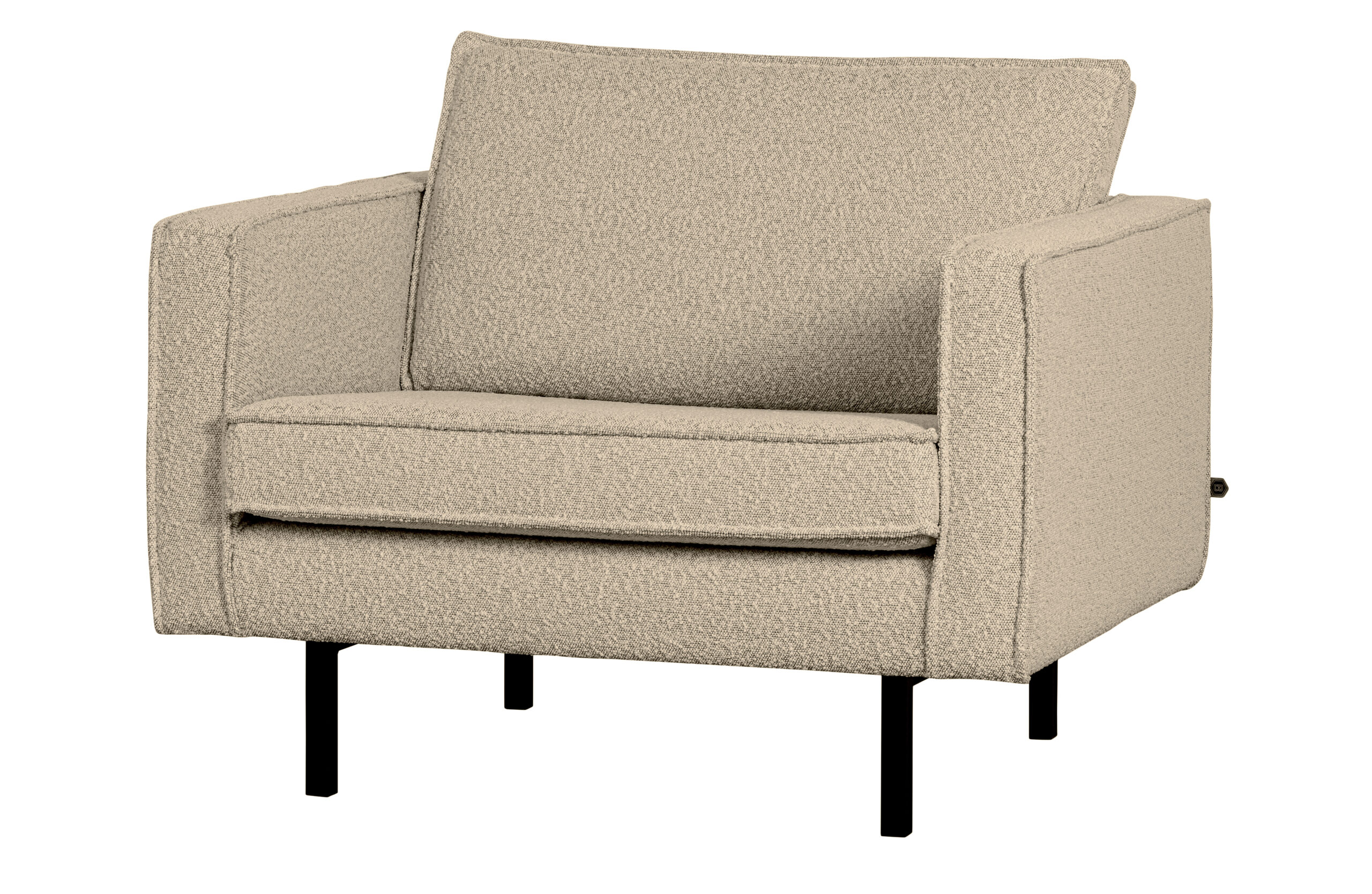 BePureHome Rodeo fauteuil boucle beige Beige Fauteuil