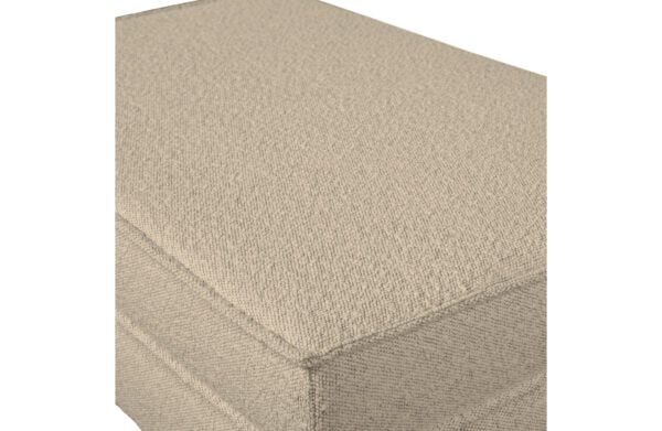 BePureHome Rodeo hocker op poten boucle beige Beige Hocker