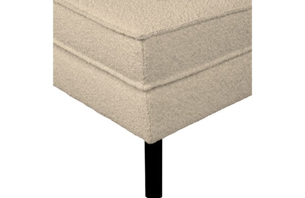 BePureHome Rodeo hocker op poten boucle beige Beige Hocker