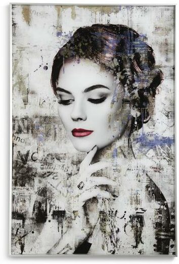 Chic Lady schilderij 120x80cm