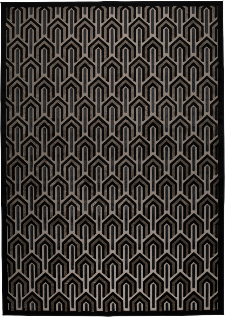 Zuiver Beverly - Vloerkleed - Zwart - 200x300 cm