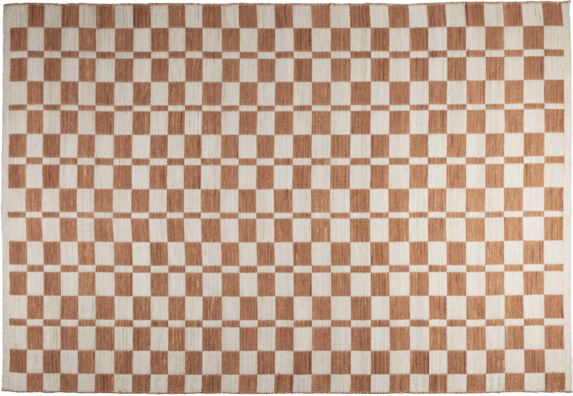 Zuiver Vloerkleed Checker 160 x 230cm - Terra