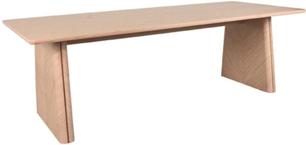 LABEL51 Eettafel Jule 240x100x75 cm - Naturel - Eiken  Eettafel