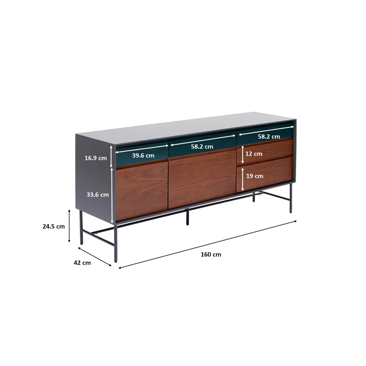 Dressoir Selina - 160x75cm