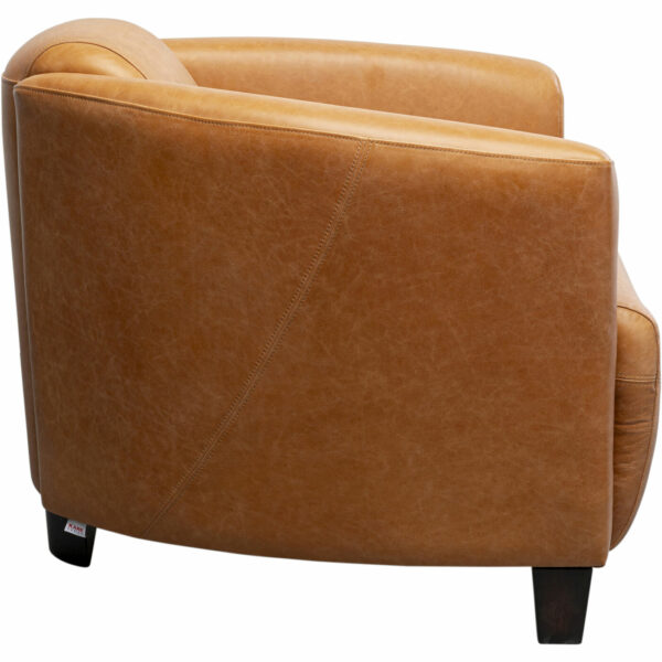 Fauteuil Cigar Lounge Smart Leather Light Brown Kare Design Fauteuil 87790