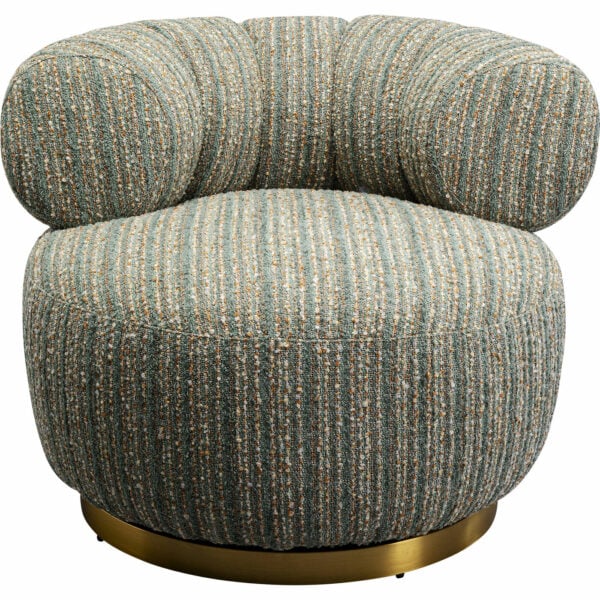 Fauteuil Couture Stripes Blue Kare Design Fauteuil 87894