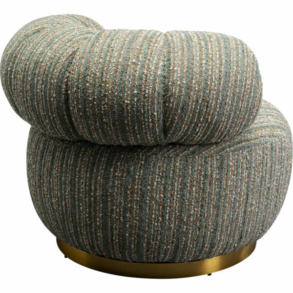 Fauteuil Couture Stripes Blue Kare Design Fauteuil 87894