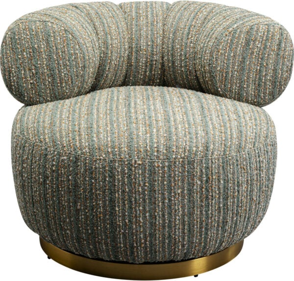 Fauteuil Couture Stripes Blue Kare Design Fauteuil 87894