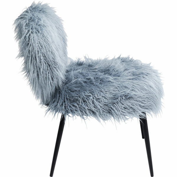 Fauteuil Hairy Blue Kare Design Fauteuil 87178