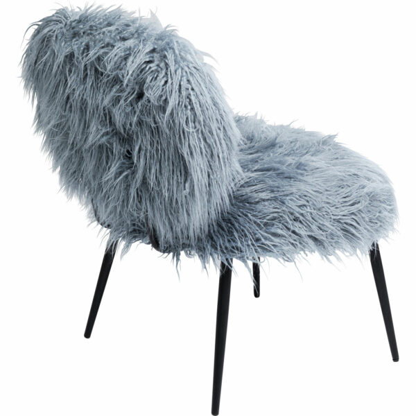 Fauteuil Hairy Blue Kare Design Fauteuil 87178