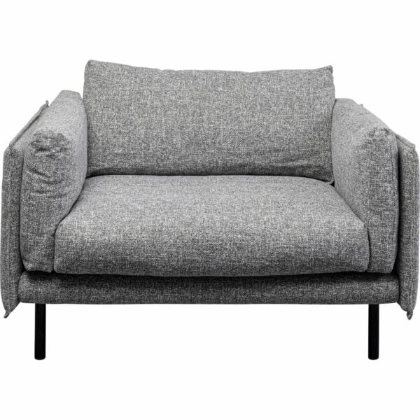 Fauteuil Pola Grey Kare Design Fauteuil 87871