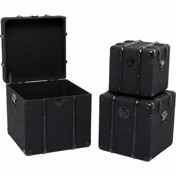 Trunk Voyage Black (3/Set) Kare Design  87913