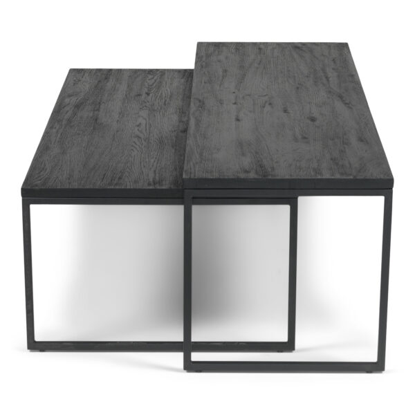 Daniël Set Salontafel Set - Zwart Spinder Design Salontafel TB210-22-22