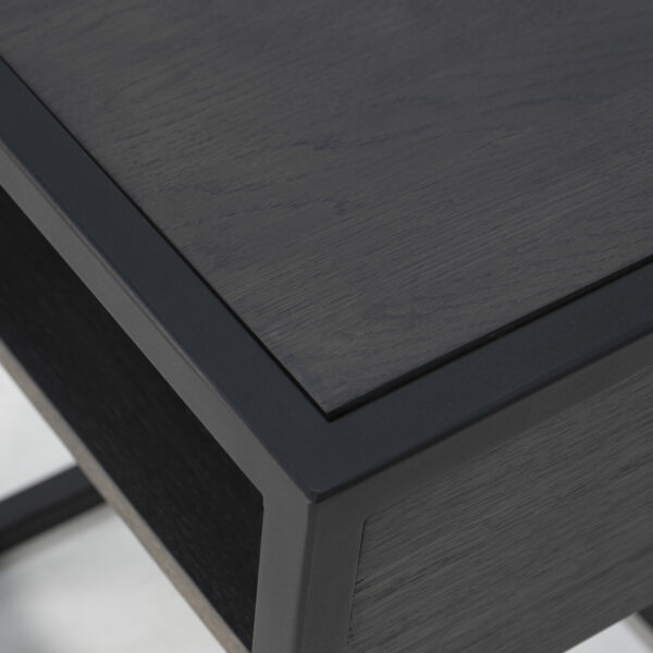 Diva One-nightstand Nachtkast - Grijs / Zwart Spinder Design Nachtkastje TB345-22-15