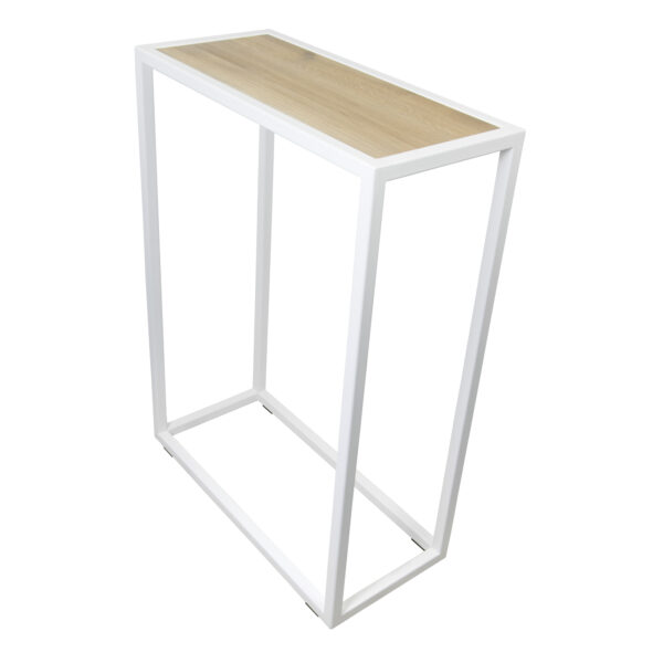 Diva Side Table - Wit / Eiken Spinder Design Wandtafel ST397-01-14
