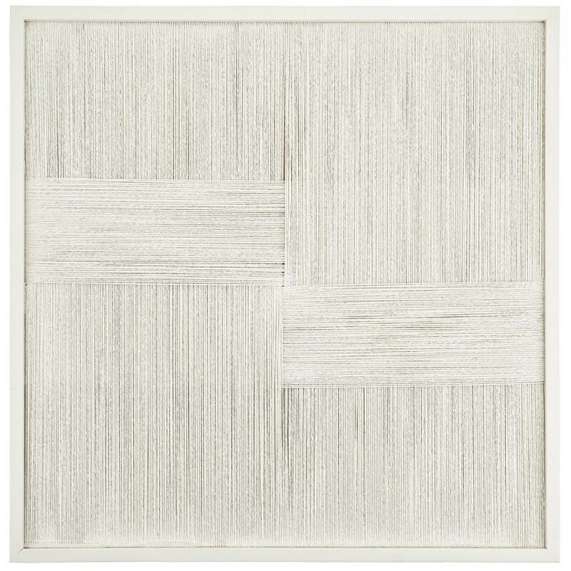 By-Boo Wanddecoratie Lino 80 x 80cm - Off White