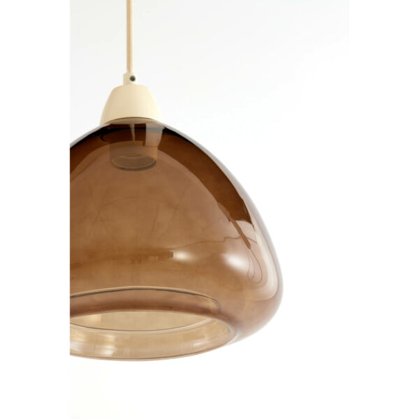 Hanglamp Bisho - Glas Bruin+zand Light & Living Hanglamp 2982182