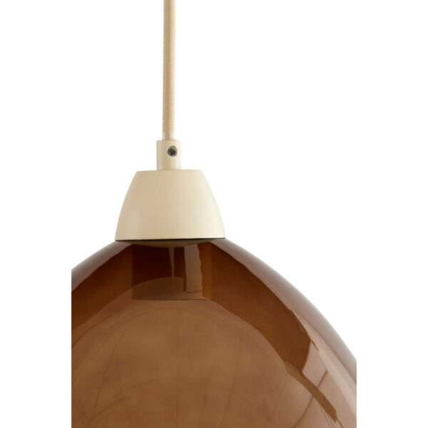 Hanglamp Bisho - Glas Bruin+zand Light & Living Hanglamp 2982182