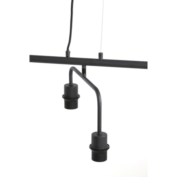 Hanglamp Edisa - Mat Zwart Light & Living Hanglamp 2974712