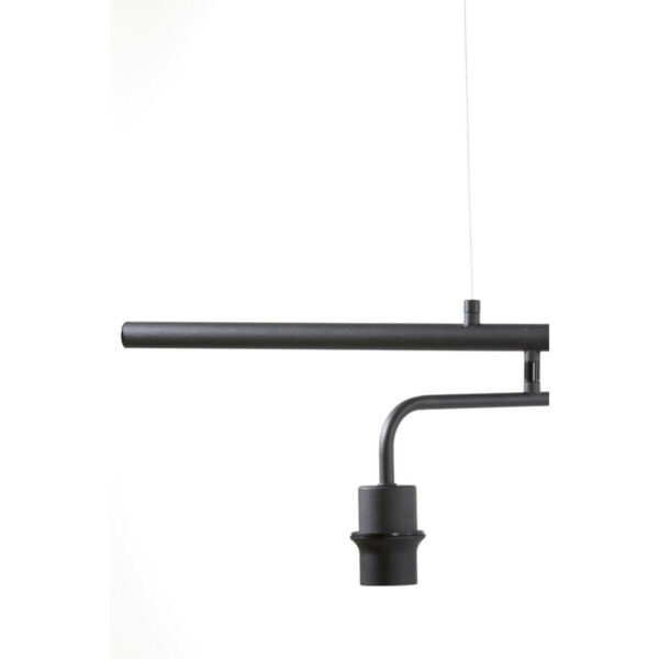 Hanglamp Edisa - Mat Zwart Light & Living Hanglamp 2974712