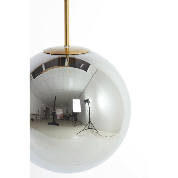 Hanglamp Medina - Glas Smoke+goud Light & Living Hanglamp 2974465