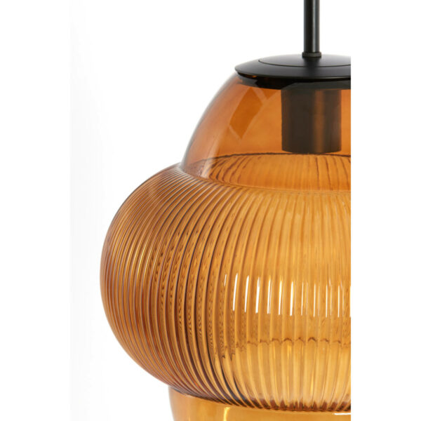 Hanglamp Ovnis - Glas Bruin Light & Living Hanglamp 2981464