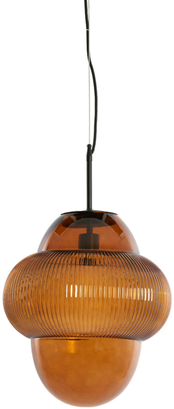 Hanglamp Ovnis - Glas Bruin Light & Living Hanglamp 2981464