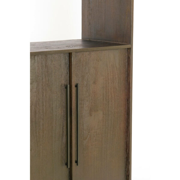 Kast Lilian - Hout Donker Bruin Light & Living Kast 5500384