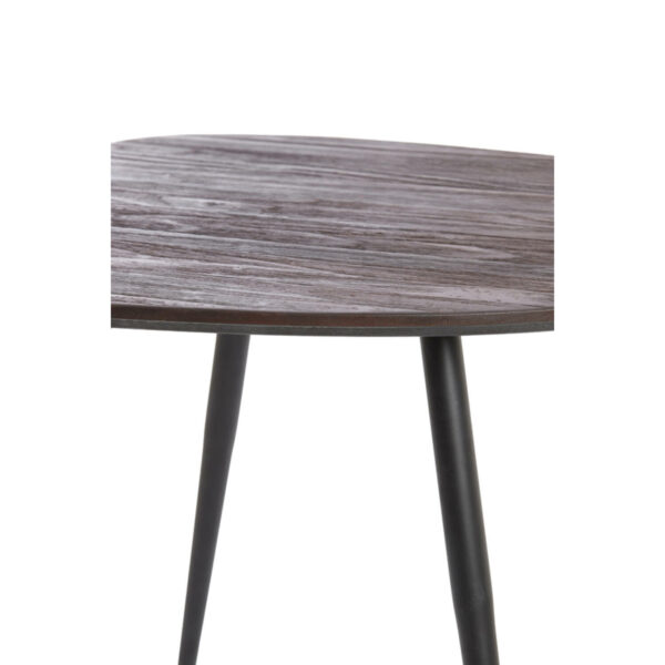 Salontafel Viejo - Hout Bruin+zwart Light & Living Salontafel 6795283