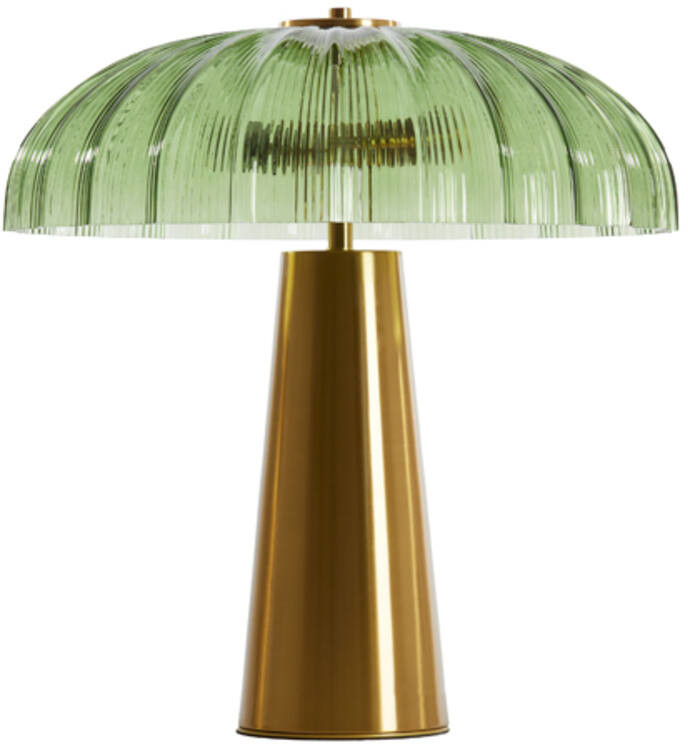 Light & Living Tafellamp 'Fungo' Glas, 2-lamps, kleur Groen
