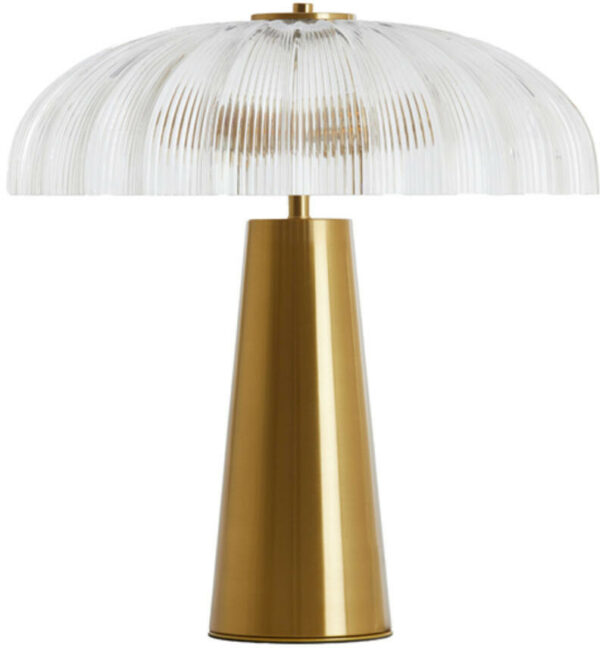 Tafellamp Fungo - Glas Helder+goud Light & Living Tafellamp 1886563