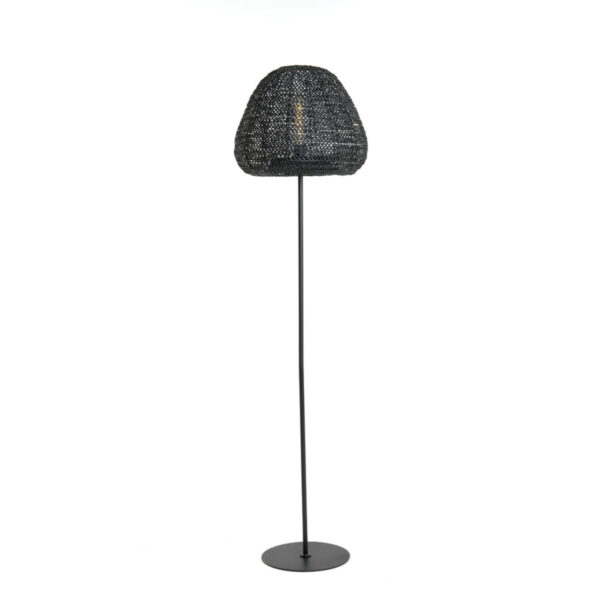 Vloerlamp Finou - Mat Zwart Light & Living Vloerlamp 8055512