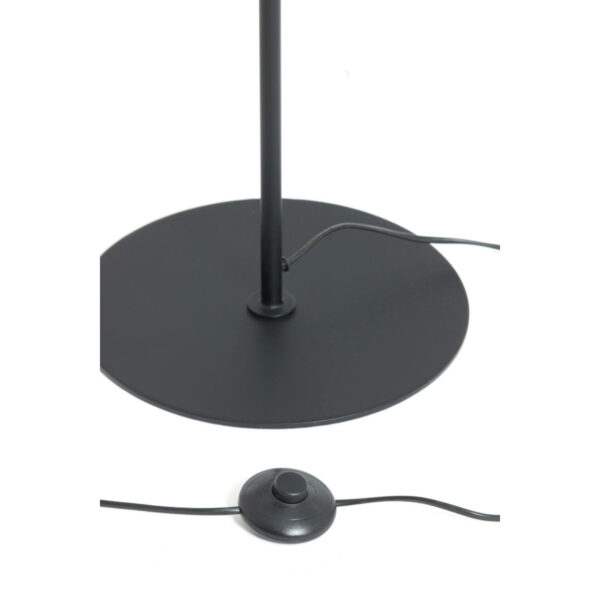 Vloerlamp Finou - Mat Zwart Light & Living Vloerlamp 8055512