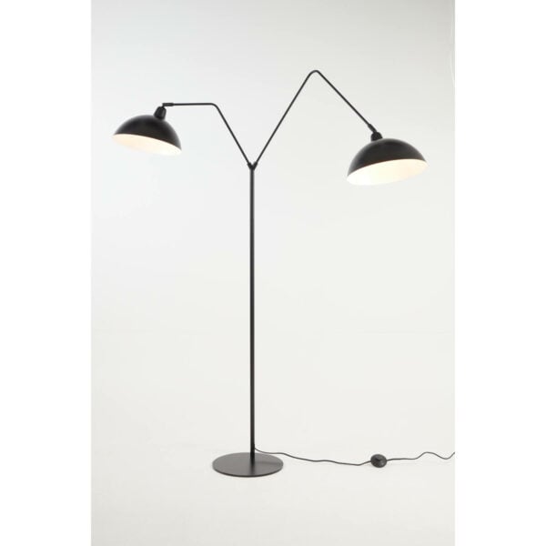 Vloerlamp Orion - Mat Zwart Light & Living Vloerlamp 1850112