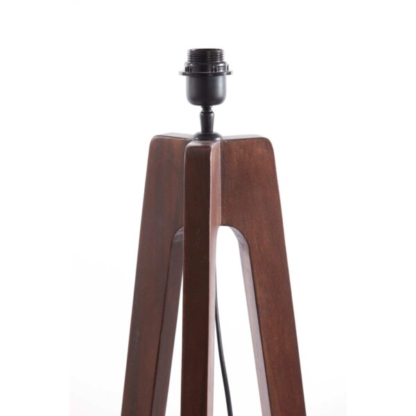 Vloerlamp Troina - Hout Roodbruin Light & Living Vloerlamp 8216233