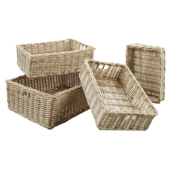 Pronto Wonen Mand Cestelli rechthoek L naturel Naturel Woonaccessoire