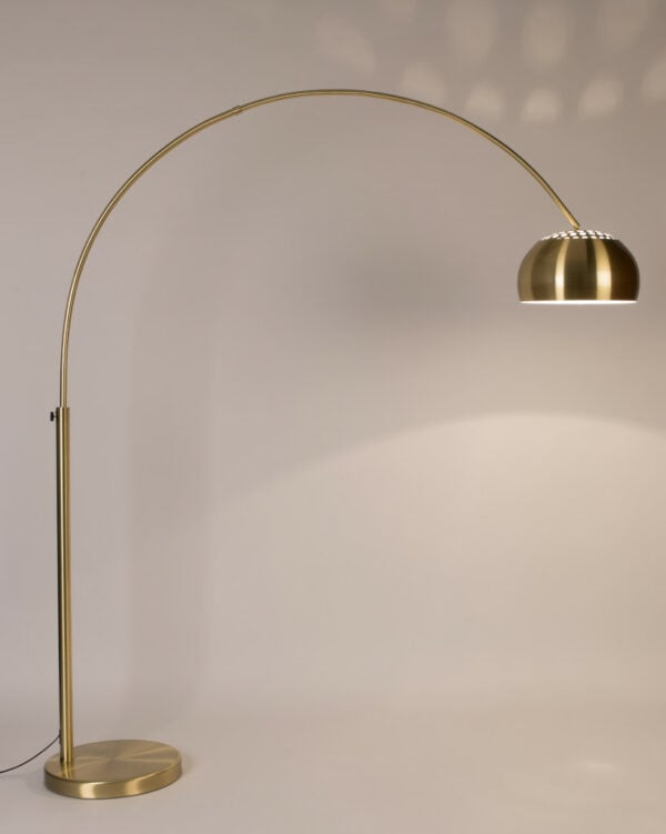 Vloerlamp Metal Bow Brass Zuiver Vloerlamp ZVR5100047