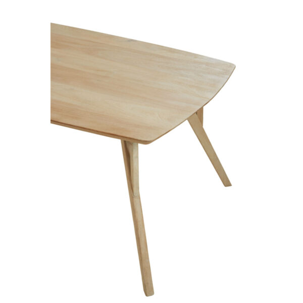 Eettafel Quenza - Mango Hout Naturel Light & Living Eettafel 6761583