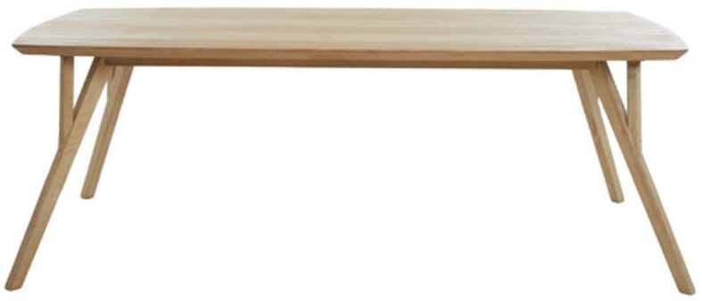 Eettafel Quenza - Mango Hout Naturel Light & Living Eettafel 6761583