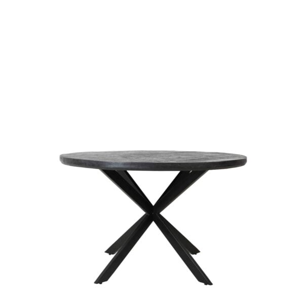 Eettafel Yellov - Hout Zwart-zwart Light & Living Eettafel 6765812