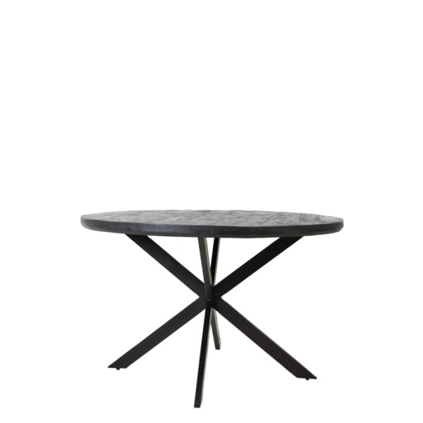 Eettafel Yellov - Hout Zwart-zwart Light & Living Eettafel 6765812