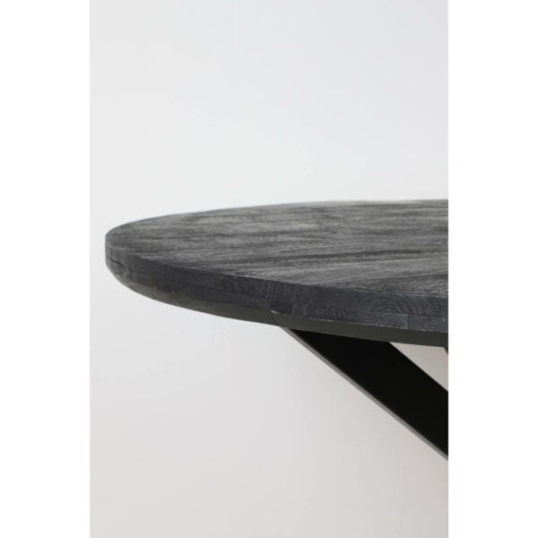 Eettafel Yellov - Hout Zwart-zwart Light & Living Eettafel 6765812